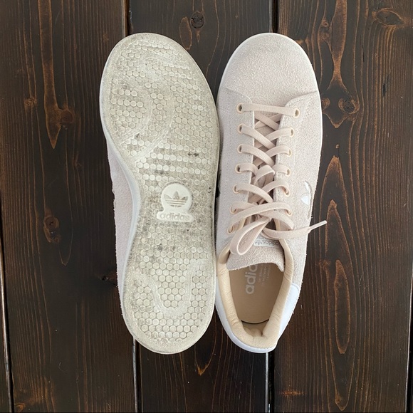 Adidas Stan Smith Suede Shoes Linen size 7 - Picture 3 of 11